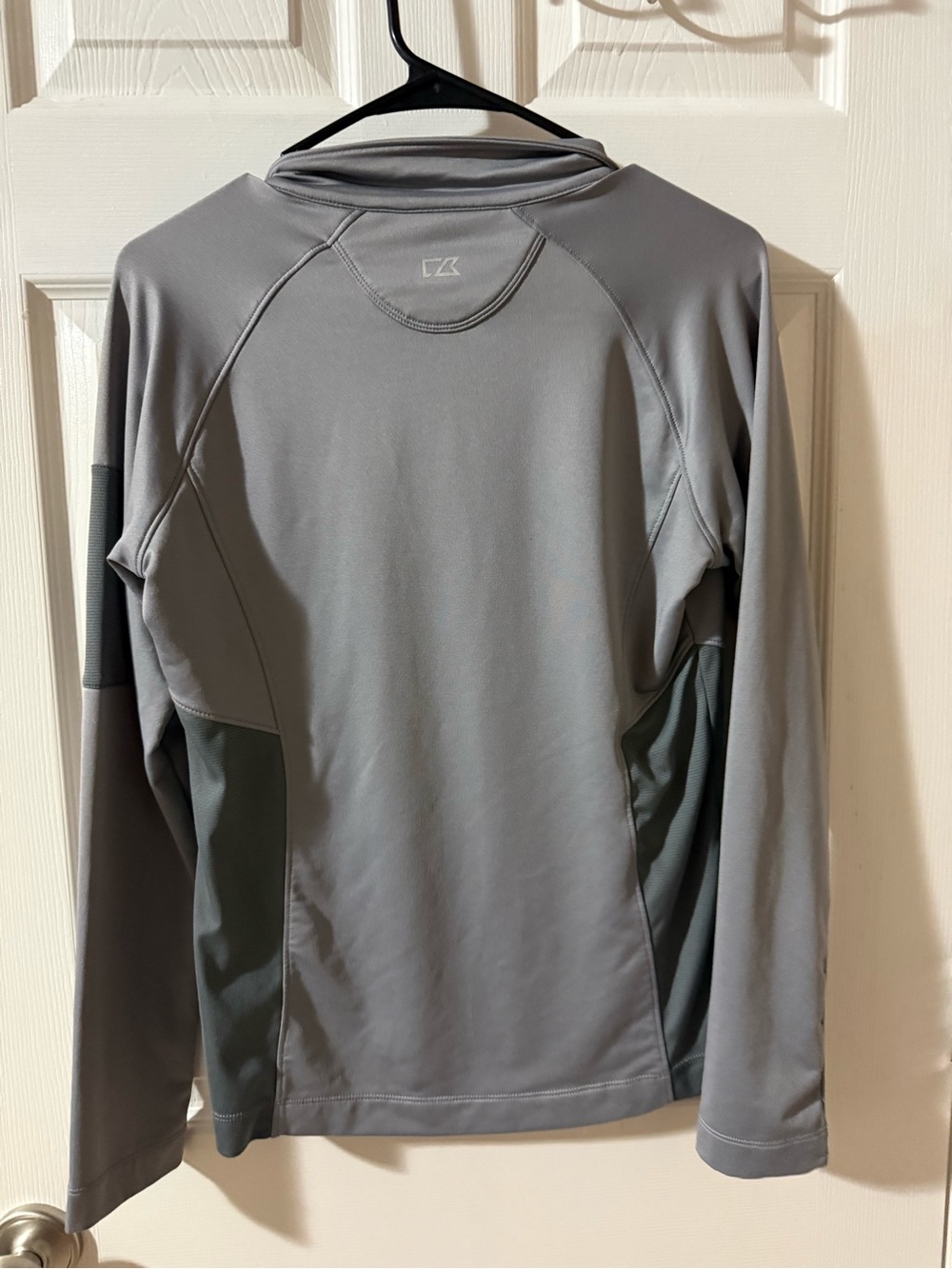 University of Kentucky Grey 1/4 Zip Pullover with Blue UK Logo - Picture 3 of 3
